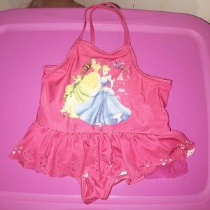 Disney Princess Girls One Piece Swimsuit